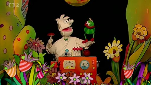 Pan Pip se snaží vynalézt houby se zvukovou signalizací...