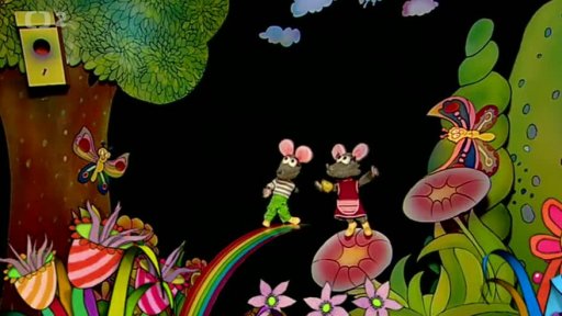 Tryský a Tryskáček na hruškách, Tryskáčkovi se ale zachtělo třešní.