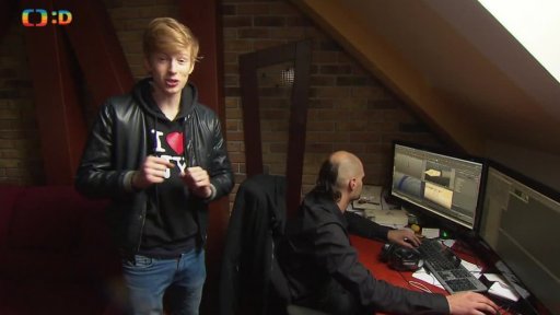 Adam Mišík v postprodukčním studiu