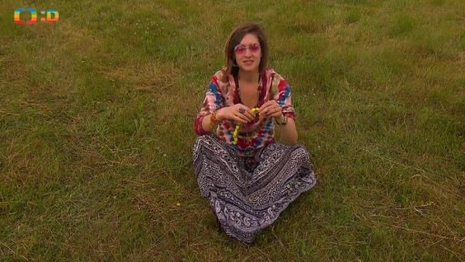 Marta Dancingerová pod širým festivalovým nebem.