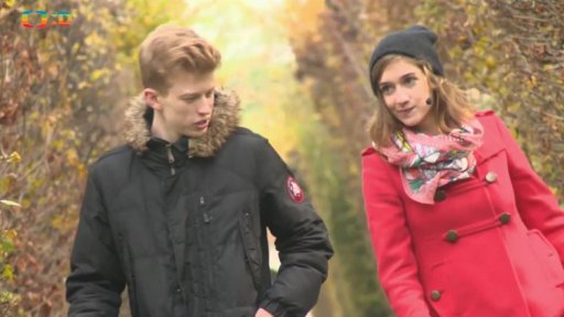 Adam a Marta v klášterní zahradě