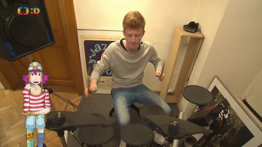 Adam s Decibelkou - bicí souprava