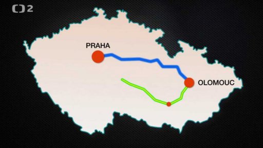 Pendolinem a Maseratim z Olomouce do Prahy - 1. část