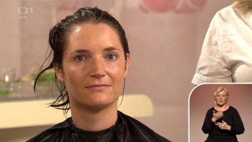 Proměna - vizážistka Marie Mandelíková, kadeřník Lukáš Fibenger a divačka Jana - 1. část