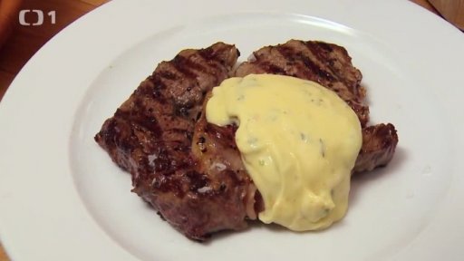Vysoklý roštěnec s omáčkou Béarnaise
