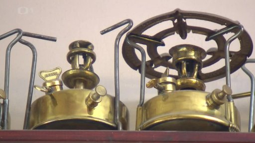 Sbírka mosazných vařičů