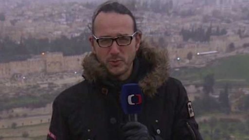 Sníh v Jeruzalémě