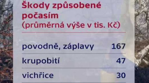 Účet za víkendový silný vítr