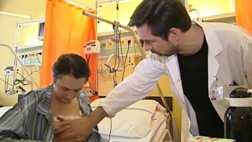 Pacient po transplantaci srdce a plic