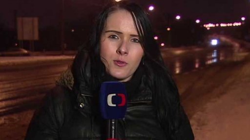 Intenzivní sněžení na Moravě