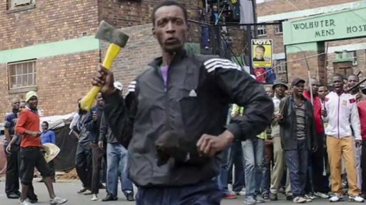 Armáda v Johannesburgu