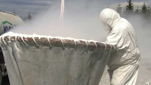 Vápnění přehrady Souš