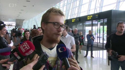 Přílet Čechů z Nepálu