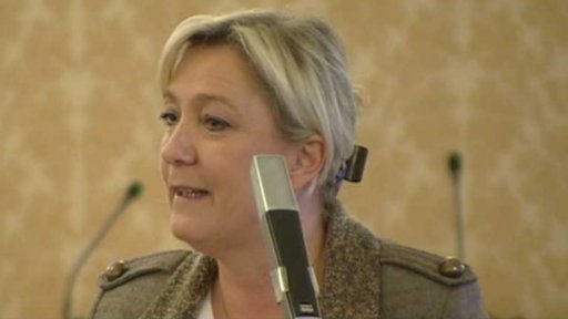 Marine Le Penová v Praze