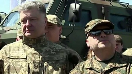 Porošenko: opravdová válka s Ruskem