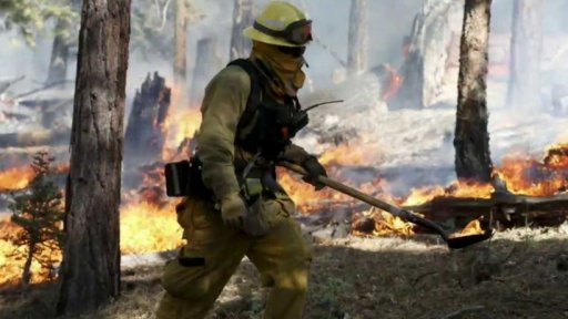 Požár v Kalifornii