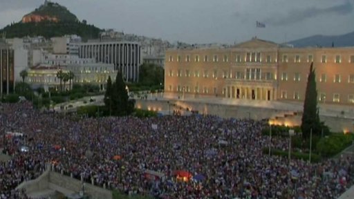 Protesty v Aténách