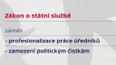 Zákon o státní službě