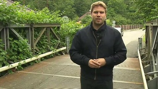 Plechový most jako provizorium