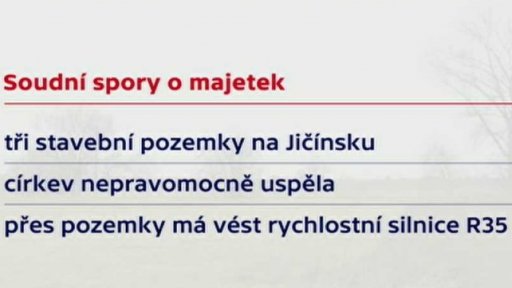 Soudní spory o církevní majetek