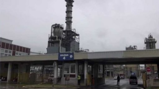 Litvínovský Unipetrol po hávárii