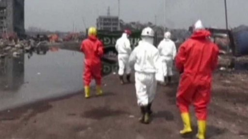 Zadržení po výbuchu v Číně