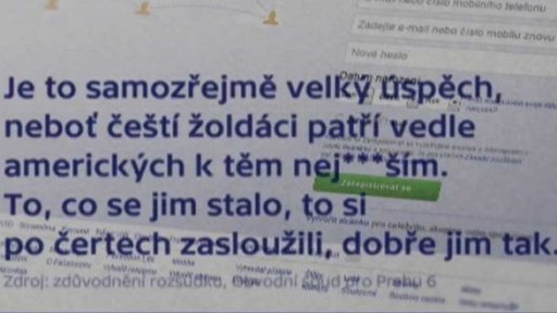 Trest za nenávistné výroky na internetu