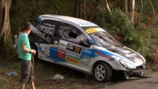 Regionální rallye ve španělské Galicii