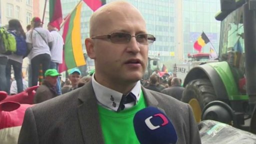 Protesty zemědělců kvůli mléku