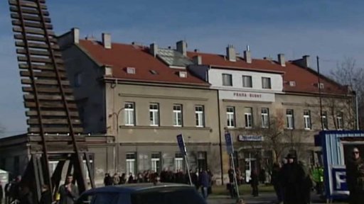 Demolice bývalých drážních dílen