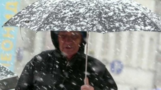 První sníh v Moskvě