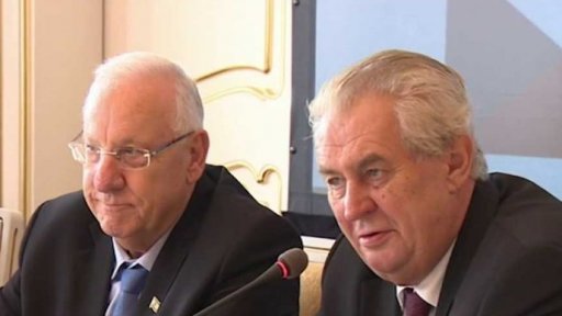 Reuven Rivlin v Praze