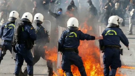 Generální stávka v Řecku