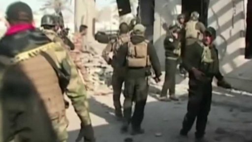 Irácký premiér v Ramádí