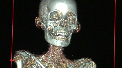 Zkoumání mumií skenováním