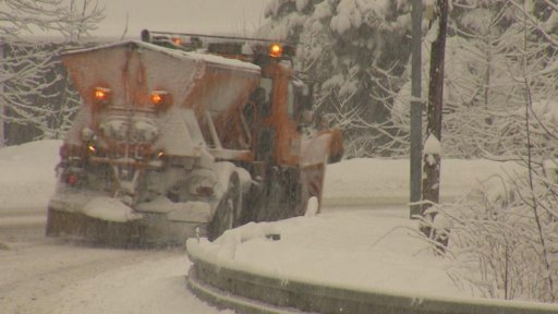 Komplikace v Libereckém kraji kvůli sněhu.