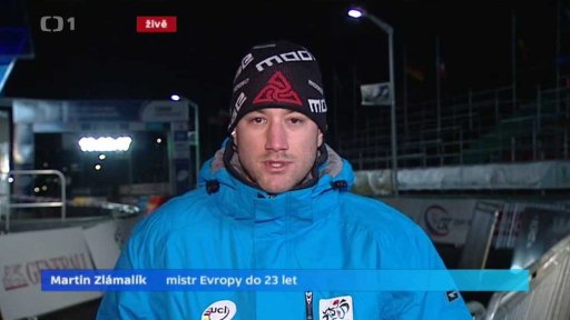K tématu vstupoval cyklokrosař Martin Zlámalík.