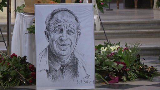 Pohřeb režiséra, divadelníka a pedagoga Josefa Krofta