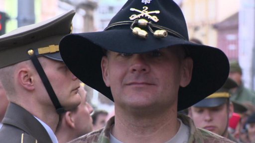 Patnáct vojáků z amerického konvoje dnes dorazilo do Plzně.