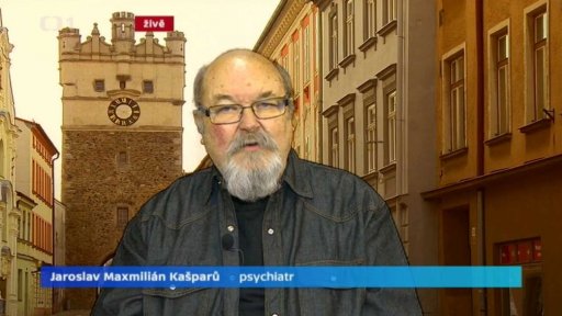 Host živě ve studiu - psychiatr Max Kašparů