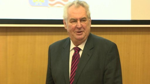 Prezident Miloš Zeman na Karlovarsku