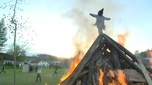 Pálení čarodějnic - neboli vítání jara.