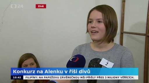 Konkurz na Alenku v říši divů