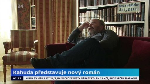 Kahuda představuje nový román