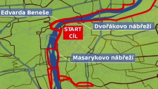 Půlmaraton: dopravní omezení v centru Prahy