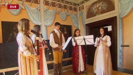 Děti na zámku provázejí děti