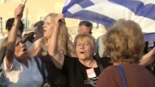 Řecko den před důležitým referendem