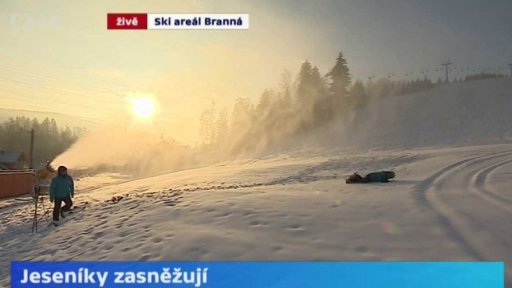 Jeseníky zasněžují