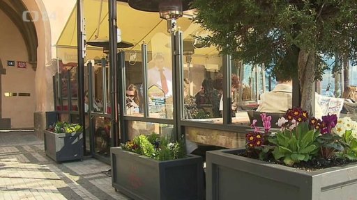 Předzahrádky v centru Prahy