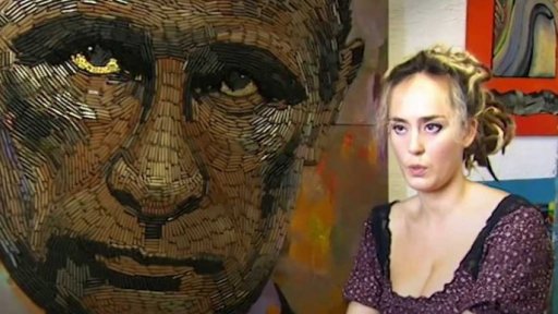 Neobvyklý portrét ruského prezidenta